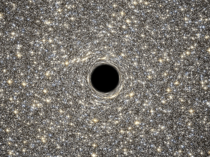 Illustration for article titled Astronomers Discover A Supermassive Black Hole Inside A Tiny Galaxy
